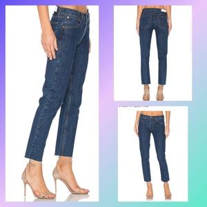 NWOT RE/DONE Originals High Rise Rigid Crop